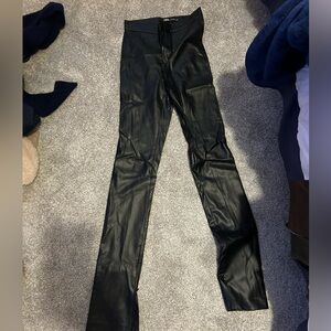 Zara faux leather pants
